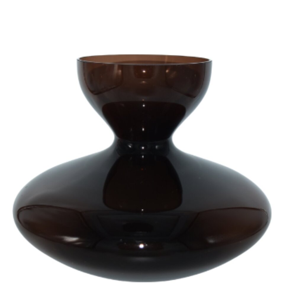 Torre & Tagus Amber Hand Blown Vase